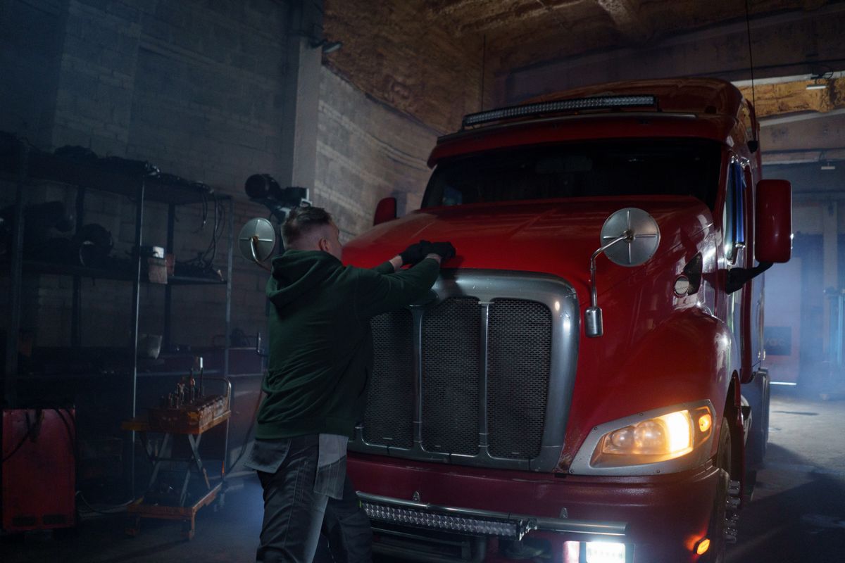 Adjusting Air Brakes on Truck